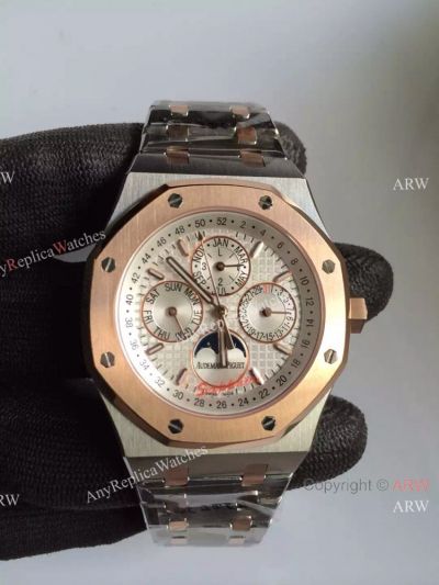 Audemars Piguet Royal Oak Perpetual Calendar Replica 2-Tone Rose Gold Watch